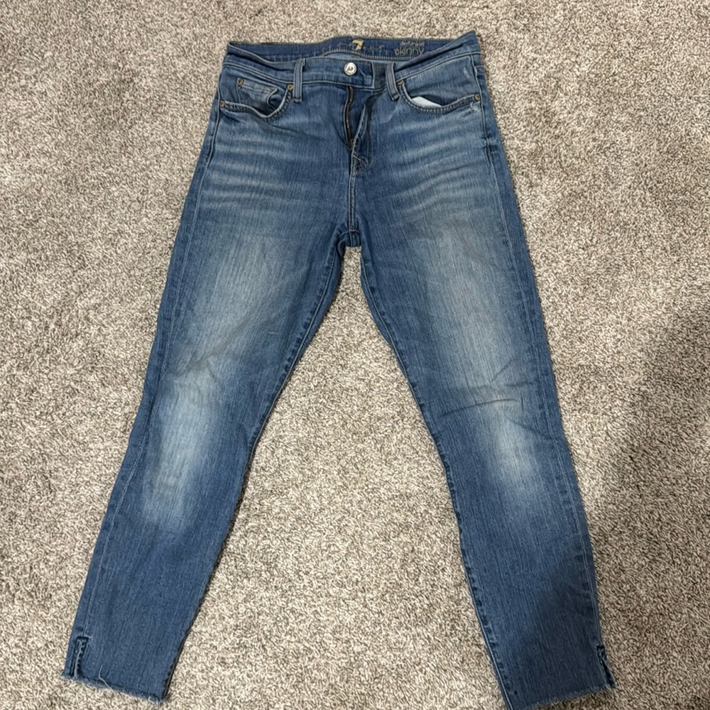 7 for all mankind jeans “the ankle skinny”